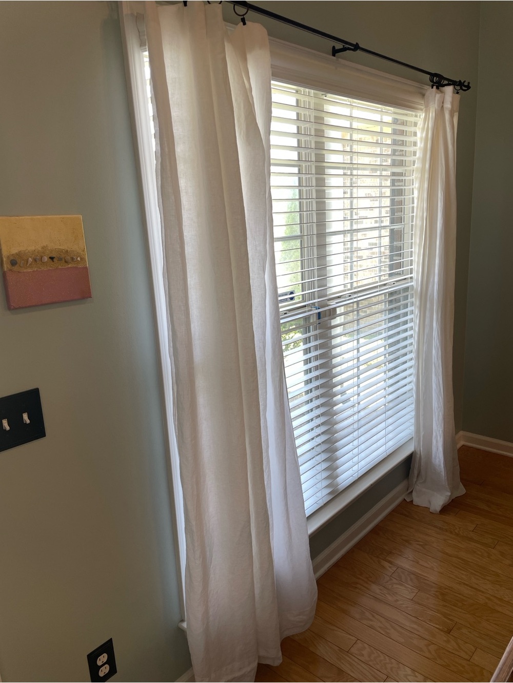 Pottery Barn Panel Curtains White